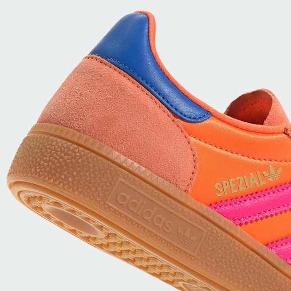 Adidas Originals Handball Spezial Sneakers Solar Orange Lucid Pink JH5659 US 8 - Picture 5 of 10